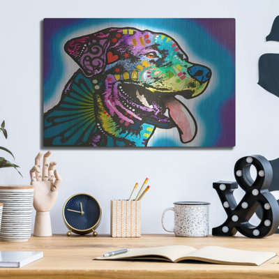 Lark Manor™ 'Spoiled Rottie' by Dean Russo Studios, Metal Wall Art