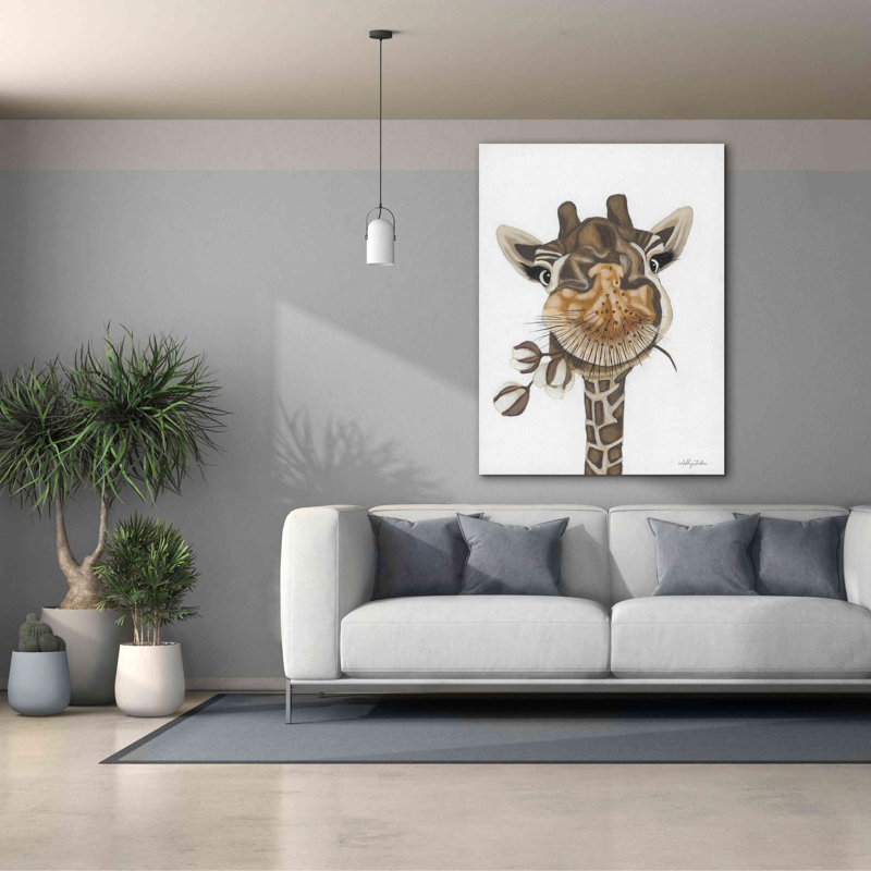 «Red Giraffe Studio» par Ashley Justice, estampe numérique sur toile Red Barrel Studio®, H 54 po x l 40 po x P 1,5 po