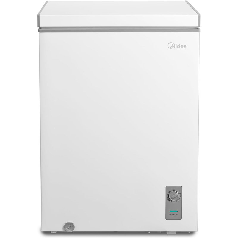 Midea Convertible Chest Freezer, White,  5 Cu Ft