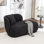 Chaise longue rembourrée en fausse fourrure