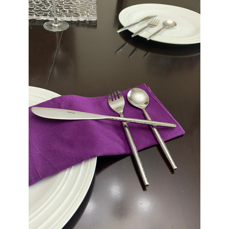 Ensemble de couverts 18 pièces, service pour 6 Shutterton