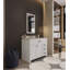 Ensemble de meuble-lavabo simple l 41,3 po avec miroir Clementie-1722698397