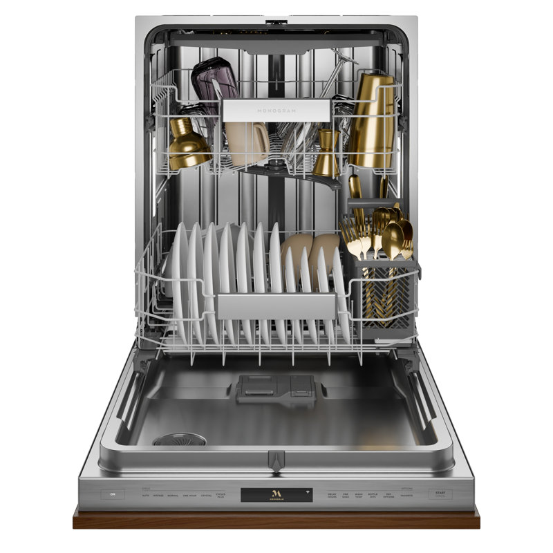 Monogram 24" Fully Integrated Dishwasher - Panel Ready, Designer Brass