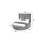 Grand lit de rangement touffeté Hazel en bois gris (inventaire CA)-747422901-747422906