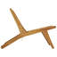 Arkport Solid Wood Patio Folding Chair Folding Chair