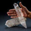 Genuine Clear Quartz Crystal Cluster Point from Brazil (3.2 Lbs)