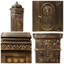 Boîte aux lettres de grande capacité, boîte aux lettres de sécurité pour cour de jardin, statue de boîte aux lettres extérieure résistante à la pluie-116128619