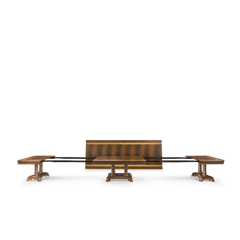 Extra Long Mahogany Dining Table,12-24 Feet Long, Seats 28 People