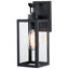 Schlesinger Matte Black Outdoor Wall Lantern-891558574