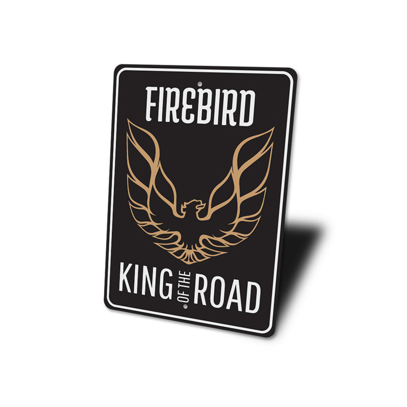Plaque en aluminium Firebird, H 14 po x l 10 po x P 0,04 po