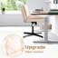Fauteuil de bureau de grande taille sans accoudoirs, fauteuil de coiffeuse sans roulettes