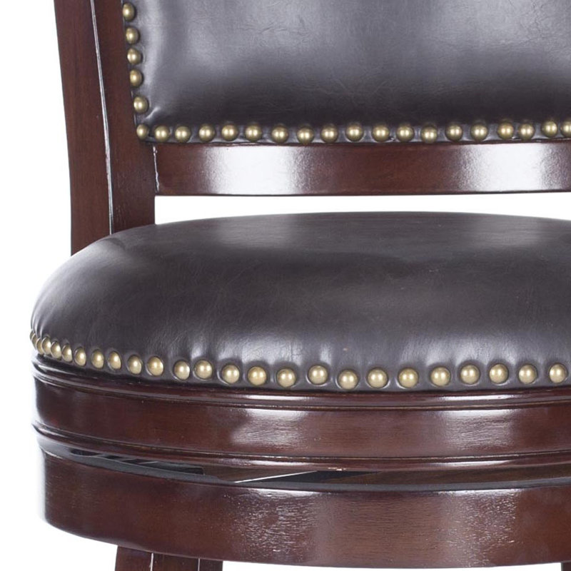 Brockway Swivel Bar Stool, Sierra Brown / Brown