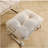 Patio Outdoor Lounge Chair with Ottoman, Comfy Sling Recliner Chair with Puffy Cushion and Foot Stool, Ideal for Living Room, Bedroom, Reading Room, Beige frame with beige cushion-1487112196