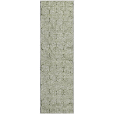 Premium Machine Washable Prisco Aloe Rug
