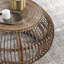 Table basse ronde grise délavée | Idée de cadeau