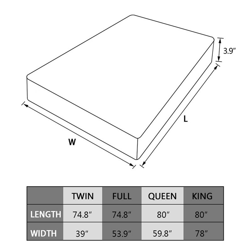 Fitted Mattress Topper Bedding Pad Cover Protector 82D Breathable Quilted  Breathable Filled Soft
