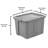 Plastic Bin Set