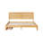 King Size Bed With Captivating Woven Headboard And Two Efficient Storage Areas Drawers-451905819-451905818