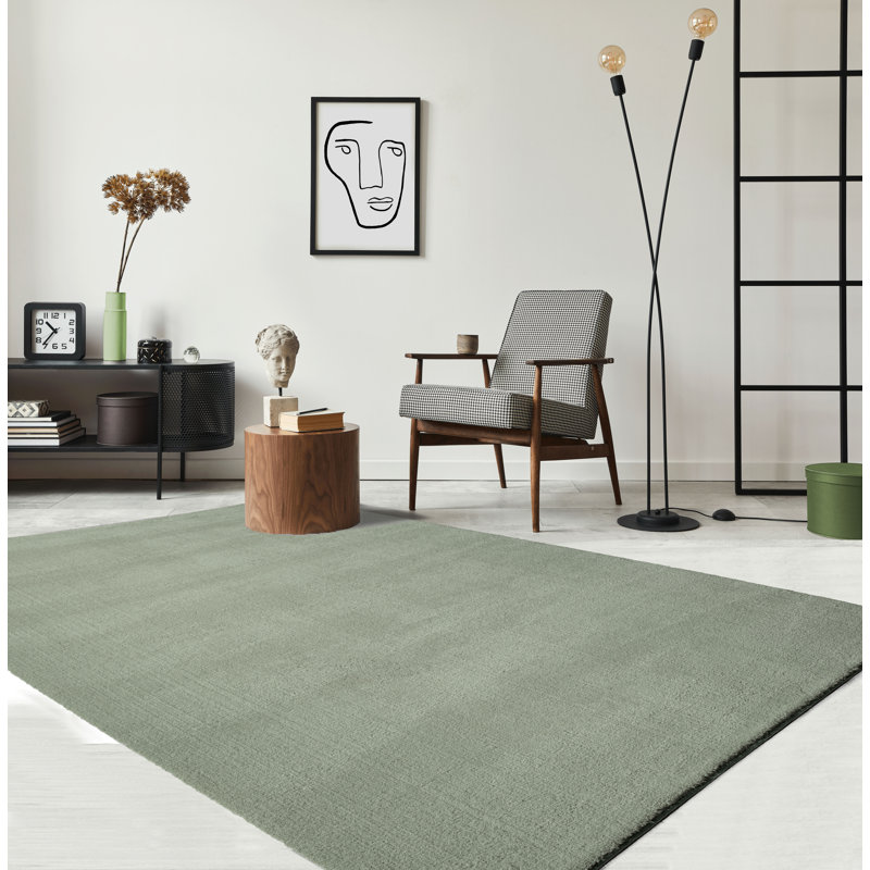 Round Mareke Solid Colour 120cm X 120cm Area Rug