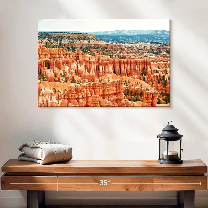 Vue matinale d'Alvord Bryce Canyon, H 16 po x l 24 po