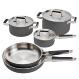 ZWILLING Pure 8-Pc Stainless Steel Cookware Set, Ivory