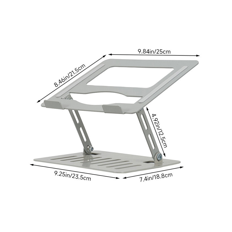 Steel Computer Desk, Silver