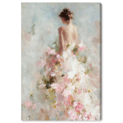 Garden Bride I Canvas Print Floral Glam Art by Art Remedy, Gallery Wrapped, 10 x 15