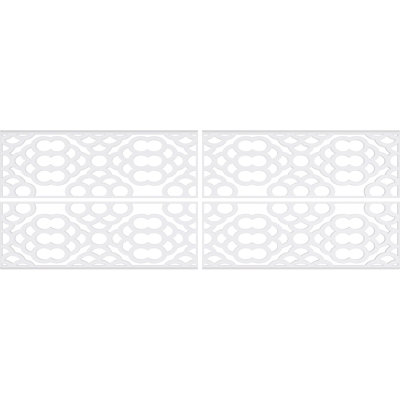 32.25'' H x 94.5'' W x 0.38'' D Expanded Cellular PVC Wainscot Panelling