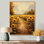 Dural tournesols le long du chemin de la ferme I - tournesols, art sur toile