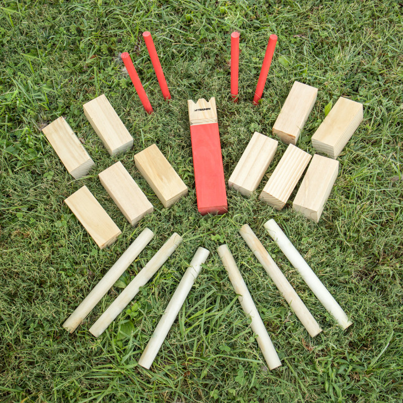 Stake and Marker Kubb Set