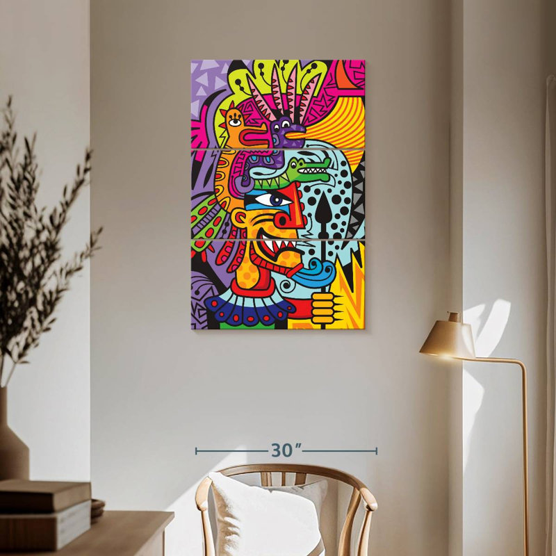 Kelan Aztec I, 57" H x 36" W