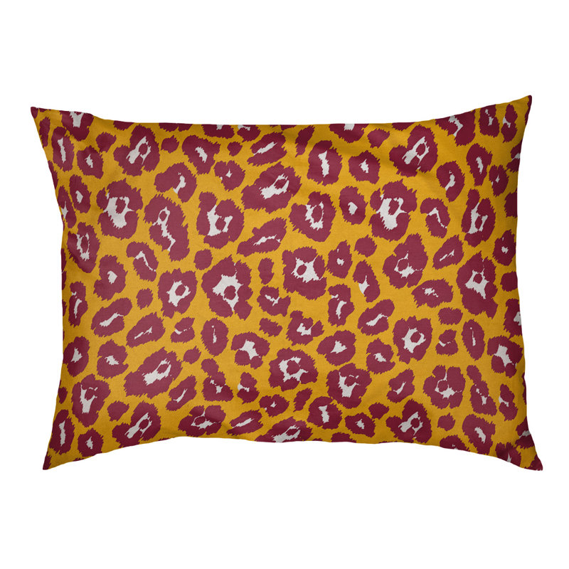 Coussin d'extérieur Seattle, Petit (l 18 po x P 28 po x H 4 po), Jaune / blanc / rouge