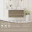 Meuble-lavabo flottant de 42 po avec lavabo, armoire de rangement murale moderne, lavabo en résine et tiroirs à fermeture en douceur-116332424
