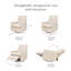 Cali Flange Recliner and Swivel Glider-335477851