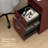 60W L Shaped Computer Desk with Storage in Harvest Cherry-900146551
