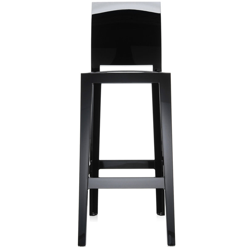One More Veuillez tabouret, Noir lustré, Barre