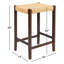 Piper Counter Stool with Solid Wood Frame-1222944573