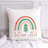 ChristmasRainbow-10 Reversible Throw Pillow-668899601