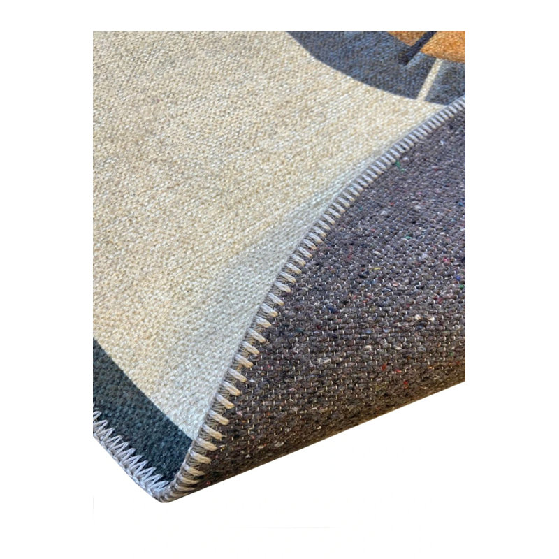 Cat Figured Round Carpet, Round 5'