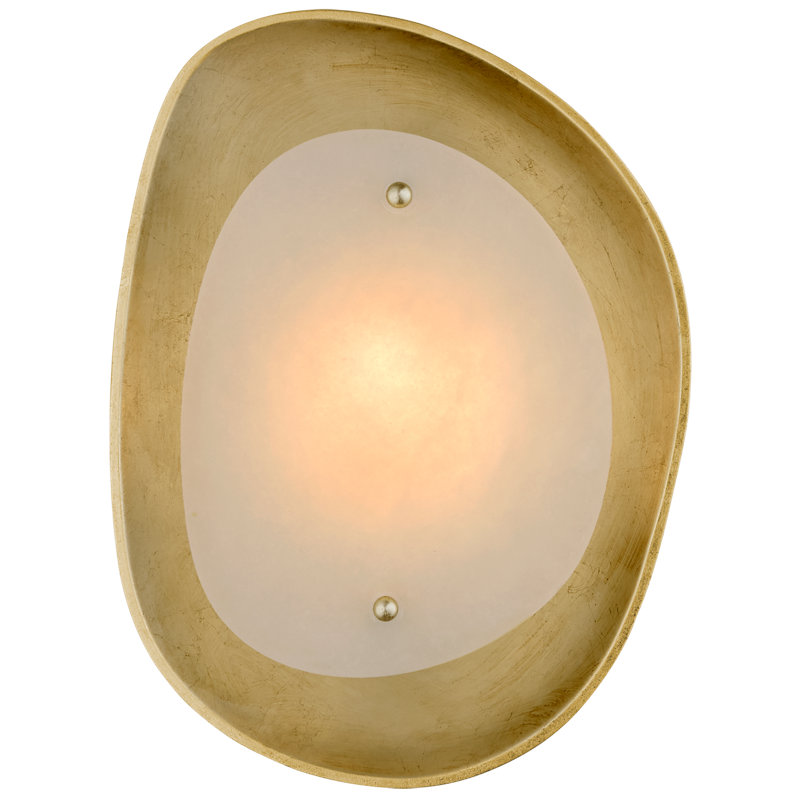 AERIN Samos Small Sculpted Sconce, Gild