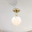 Khushdil Glass Semi Flush Mount