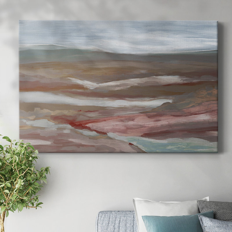 «Valley of Fall», toile tendue avec châssis, H 12 po x l 18 po