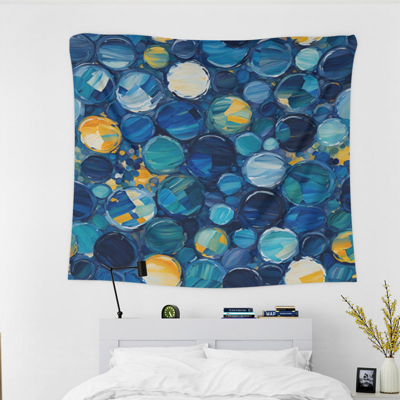 Tapisserie murale, H 80 po x l 68 po x P 0,8 po
