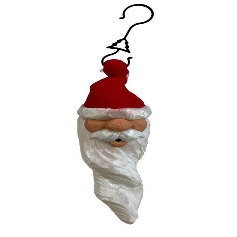 Ornements de père Noël imprimés en 3D