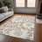 Fernville Washable Floral Indoor / Outdoor Rug-1375715081