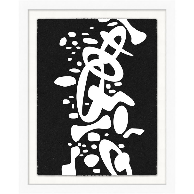 «Retro Inverse 6» par Christopher Kennedy - Shadowbox, peinture sur papier
