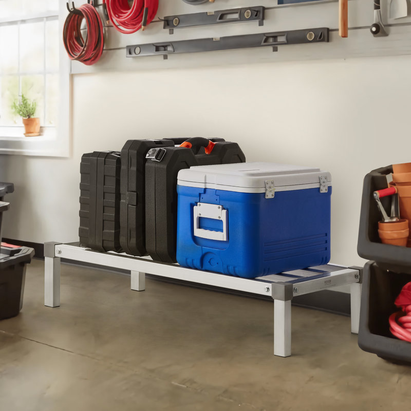 Aluminum Storage Rack, 20.3cm H x 91.4cm W x 50.8cm D
