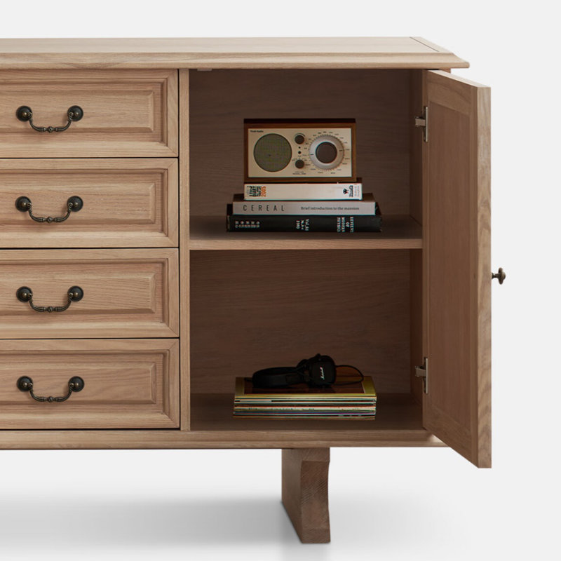 Buffet Retro Country, H 35,43 po x l 78,74 po x P 19,69 po