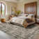 Oriental Machine Washable Rug Non-Slip Area Rug Vintage Design Rug Durable Floor Carpet Easy-Cleaning Rug