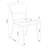 Marla White And Chrome Dining Set